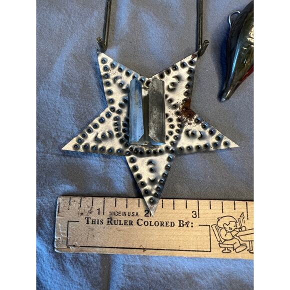 Vintage Tin Tree Ornaments - Picture 4 of 5